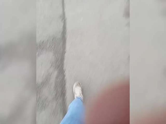 Charming SexxxyDevilandGod gets bare naked and orgasm while being followed SexxxyDevilandGod from BongaCams