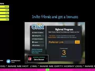 Freechat systaime on Chaturbate