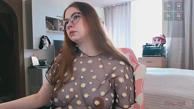 Bicurious craziness: Elisejays gets bare naked while fingering her clitoris online elisejays from StripChat