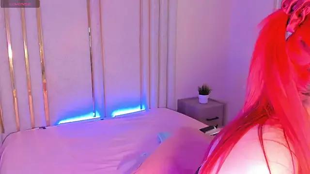 Bicurious wildness: Saekohofman gets bare naked while fondling her pussy online Saekohofman from StripChat