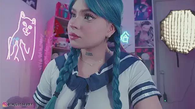 Captivating Sensualkattt gets bare naked and squirt while being peeked on sensualkattt from StripChat